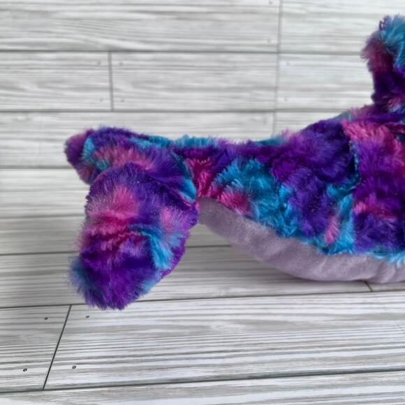NWT Wild Republic Colorkins Multi-Color Tie-Dye Dolphin Stuffed Animal - Picture 10 of 14